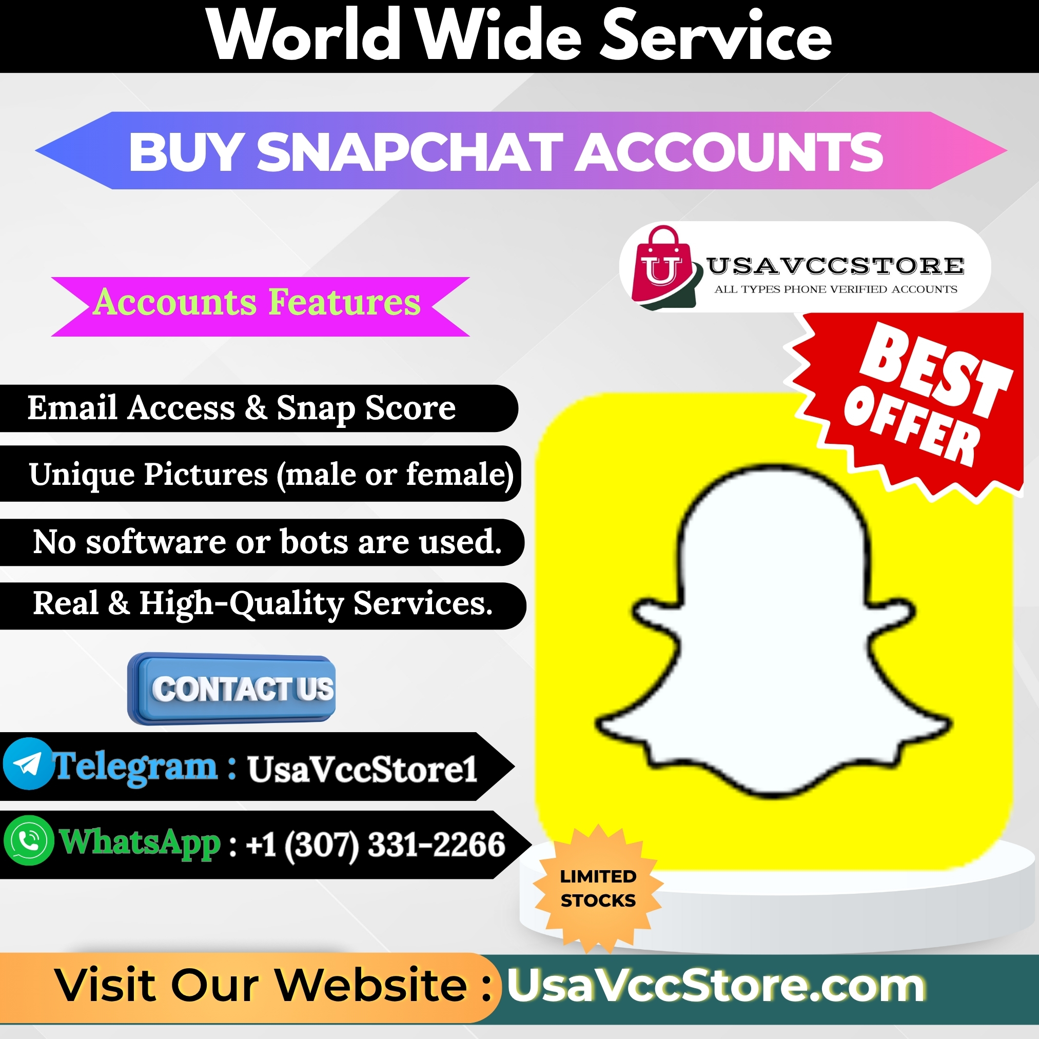 Buy Snapchat Accounts