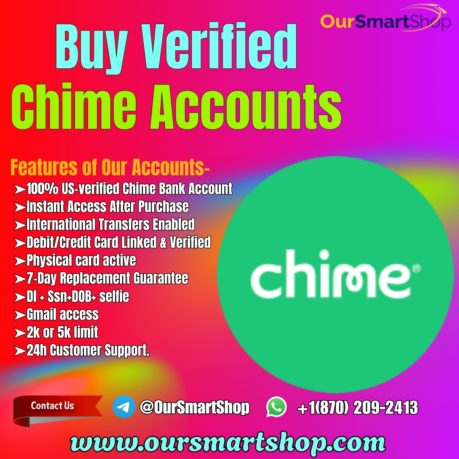 Buy Verified Chime Accounts for Business  Personal Use