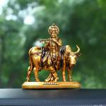 car dashboard krishna idol